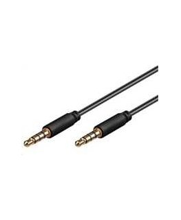 PREMIUMCORD 3,5 mm 4-pininen M/M -kaapeli 3m Apple iPhone, iPad, iPod varten
