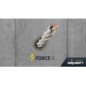 Widia drill for reinforced concrete SDS+, 4 edges, 6-210/150mm, FORCE X ALPEN [0082500600100]