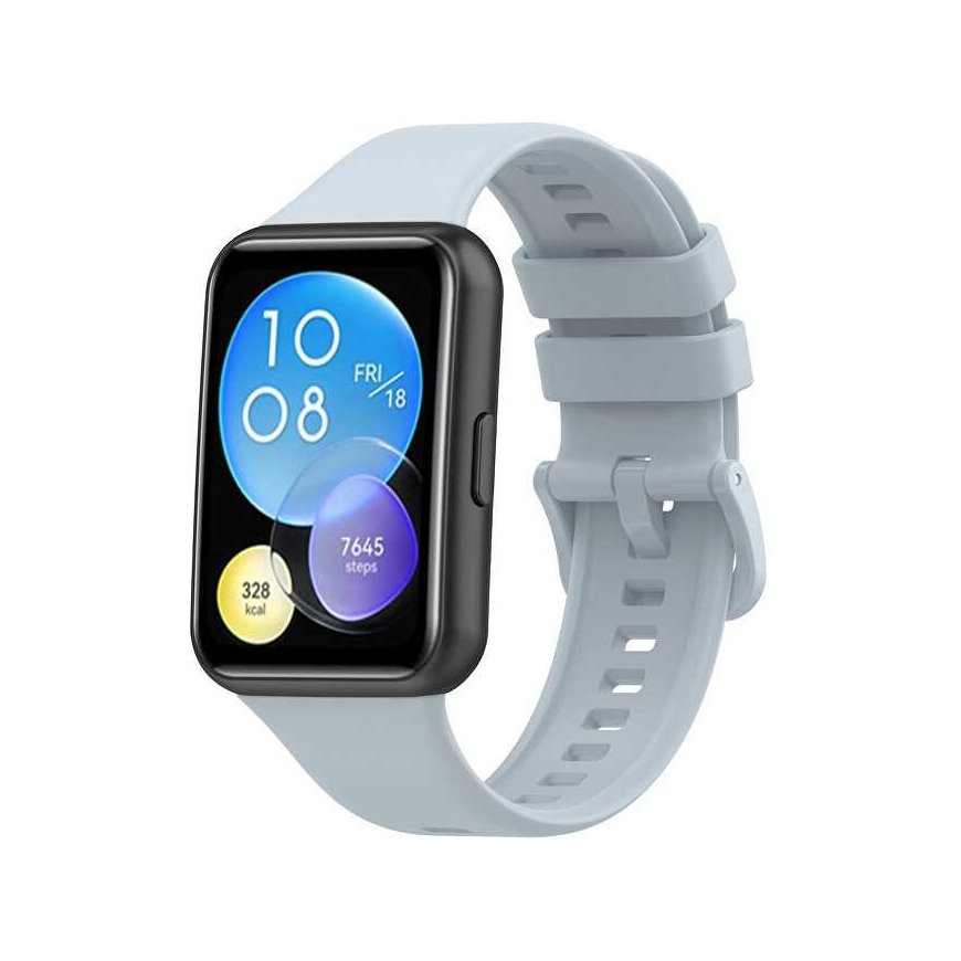 4Wrist Silicone Strap for Huawei Watch FIT 2 Active - Gray