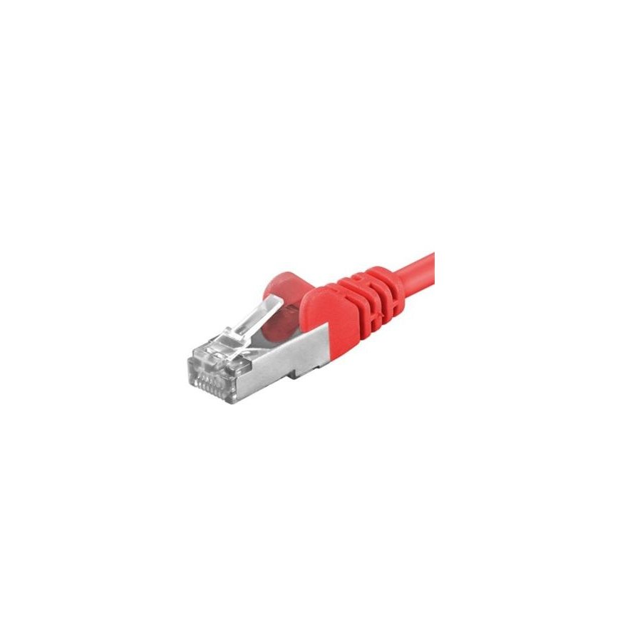PremiumCord SP6ASFTP005R võrgukaabel Punane 0,5 m Cat6a S/FTP (S-STP)
