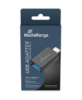 MediaRange MRCS216 гендерный адаптер USB Type-A USB Type-C Черный