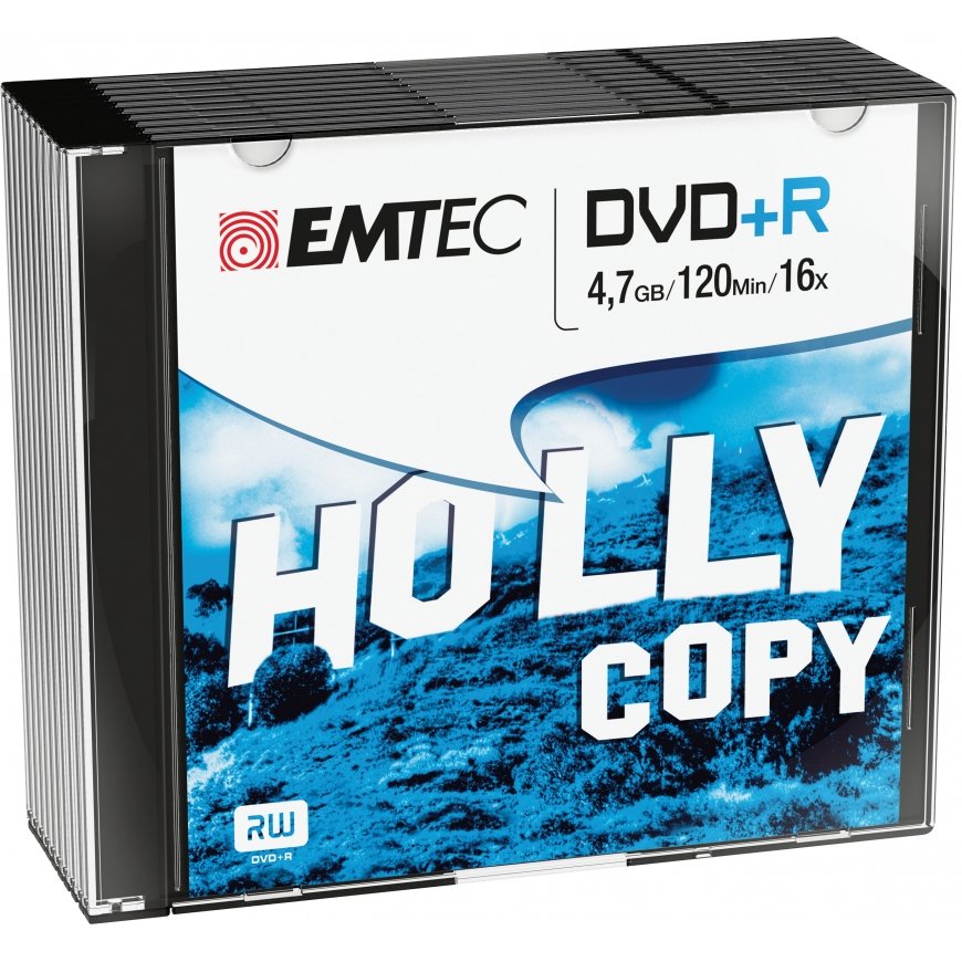 Emtec ECOVPR471016SL kompaktdisks DVD 4,7
