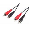 PremiumCord KJACKCMM2-5 audio cable 5 m 2 x RCA Black, Red PremiumCord KJACKCMM2-5 audio cable 5 m 2 x RCA Black, Red