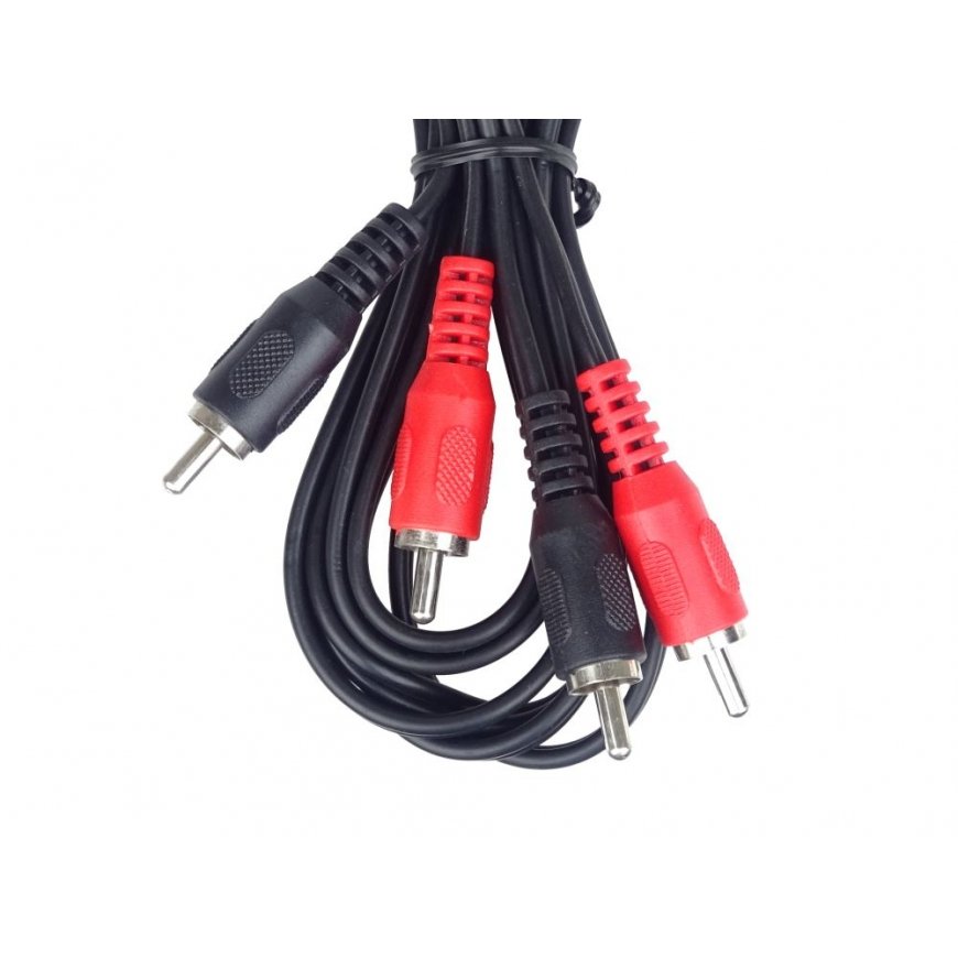 PremiumCord KJACKCMM2-5 audio cable 5 m 2 x RCA Black, Red – 3