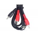 PremiumCord KJACKCMM2-5 audio kabelis 5 m 2 x RCA Melns, Sarkans PremiumCord KJACKCMM2-5 audio kabelis 5 m 2 x RCA Melns, Sarkans