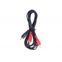 PremiumCord KJACKCMM2-5 audio cable 5 m 2 x RCA Black, Red PremiumCord KJACKCMM2-5 audio cable 5 m 2 x RCA Black, Red