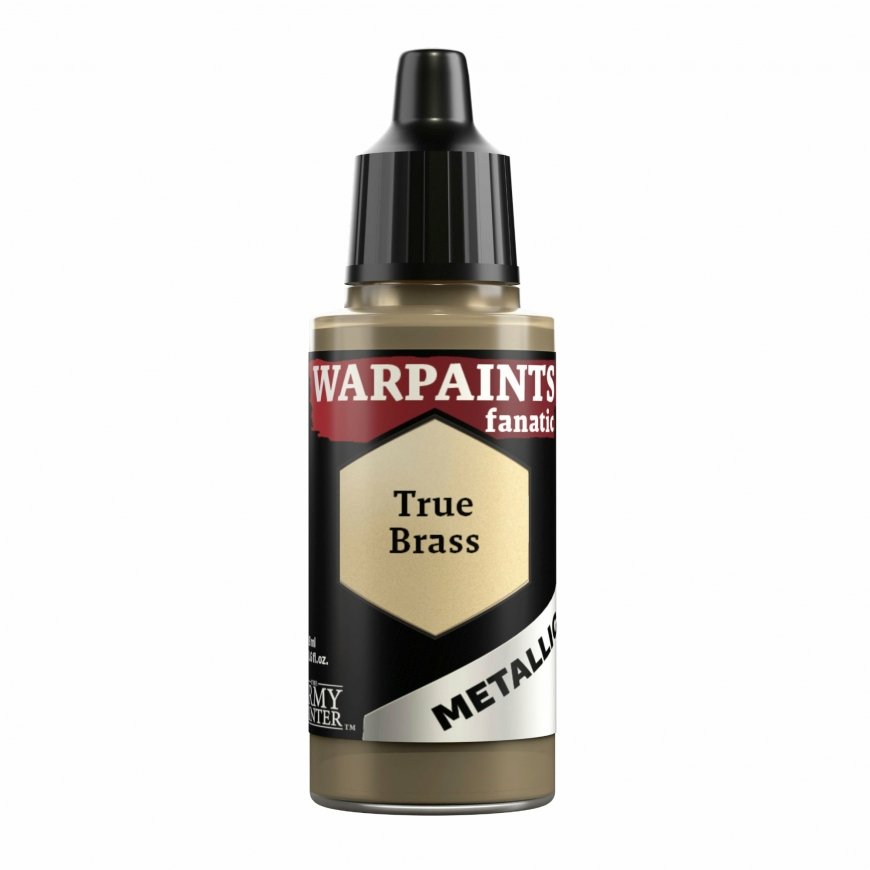 The Army Painter Warpaints Fanatic Metallic: True Brass Veepõhine värv 1 tk