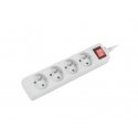 Lanberg PS1-04E-0150-W power extension 1.5 m 4 AC outlet(s) Indoor White