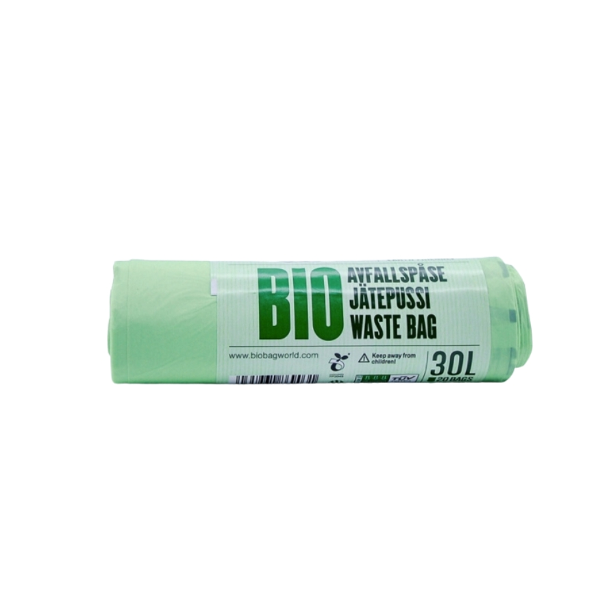 Komposteeritavad prügikotid BioBag 30L (20 tk rullis) 16mkr. 50x