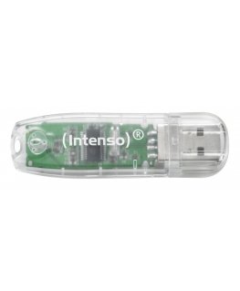 Intenso Rainbow Line USB-muisti 32 GB USB A-tyyppi 2.0 Läpinäkyvä