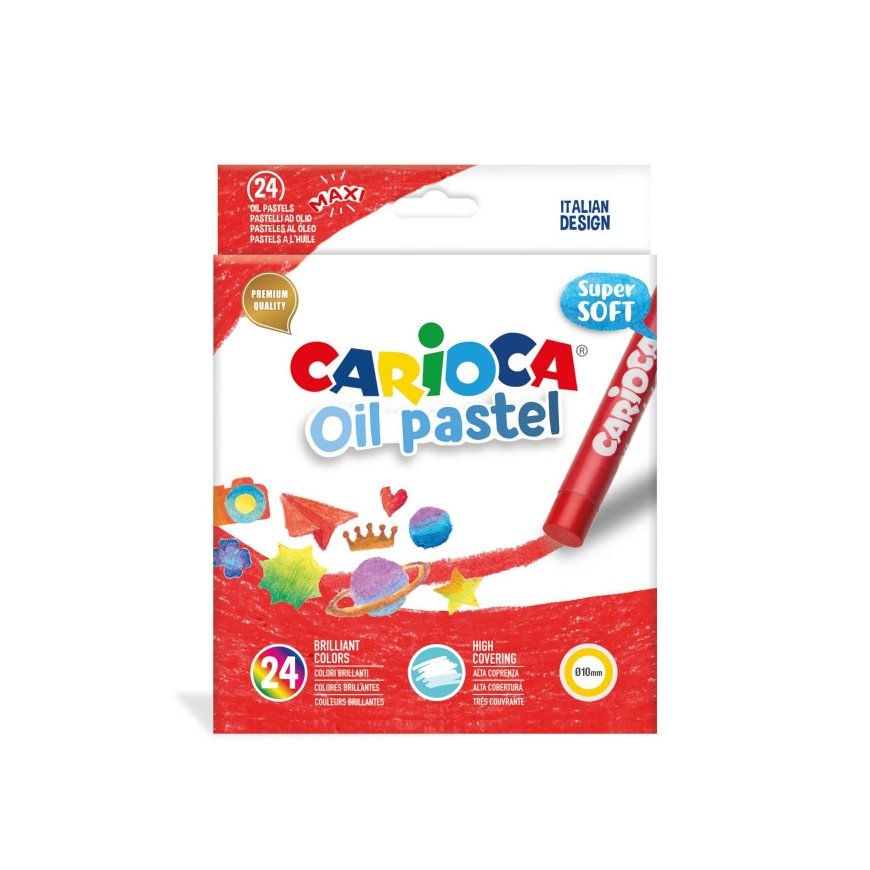 Carioca 43278 pastellkriit Õlipastell Pehme Mitmevärviline 24 tk
