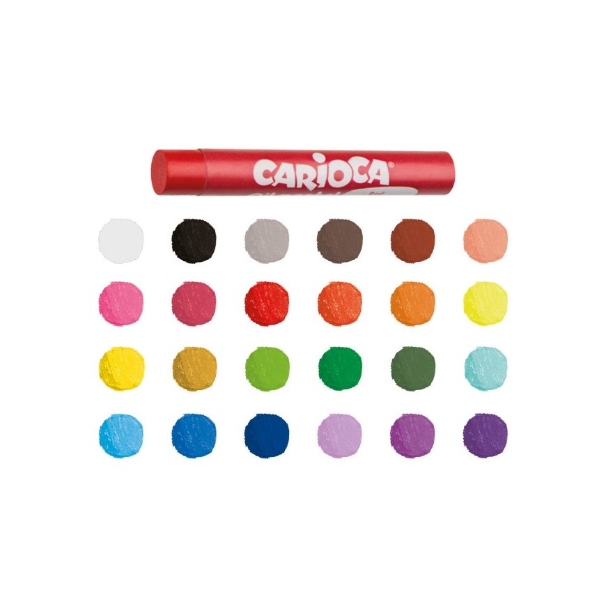 Carioca 43278 pastel Oil pastel Soft Multicolour 24 pc(s) – 2