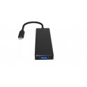 Fuj:tech USB-C hubi, 4 porttia Fuj:tech USB-C hubi, 4 porttia
