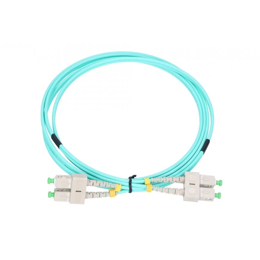 Extralink EX.1292 InfiniBand un optiskās šķiedras kabelis 5 m SC FTTH Krāsa "Aqua"