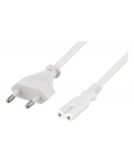 Deltaco DEL-109JN кабель питания Белый 5 m CEE7/16 IEC C7