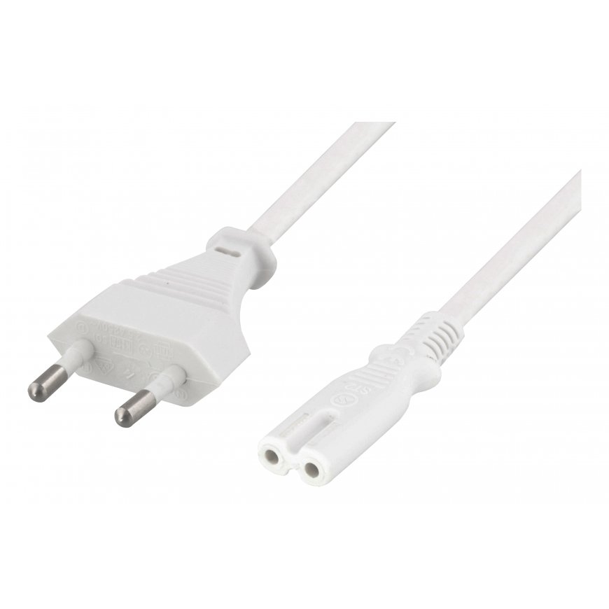 Deltaco DEL-109JN elektrības kabelis Balts 5