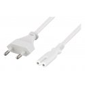 Deltaco DEL-109JN power cable White 5 m CEE7/16 IEC C7 Deltaco DEL-109JN power cable White 5 m CEE7/16 IEC C7