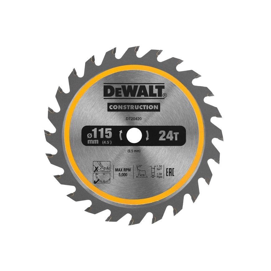 DeWALT DT20420-QZ circular saw blade 11.5 cm 1 pc(s) – 3
