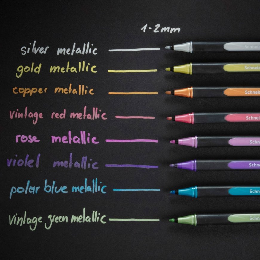 Schneider Schreibgeräte ML02011501 värvimarker Vask, Kuld, Hõbe, Violetne 4 tk – 4