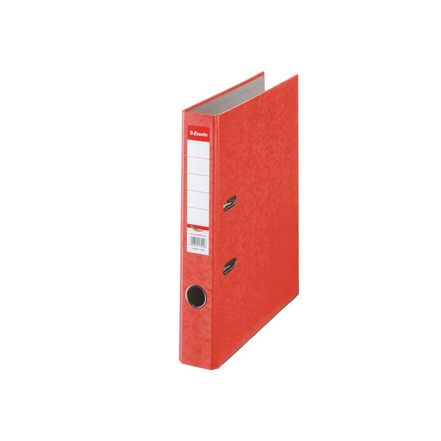 Esselte Cardboard binder Rainbow ring binder A4 Red
