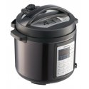 Heinner HPCK-38BK spiediena (ātrvāres) katls 5,7 L Melns, Nerūsējošs tērauds 1000 W