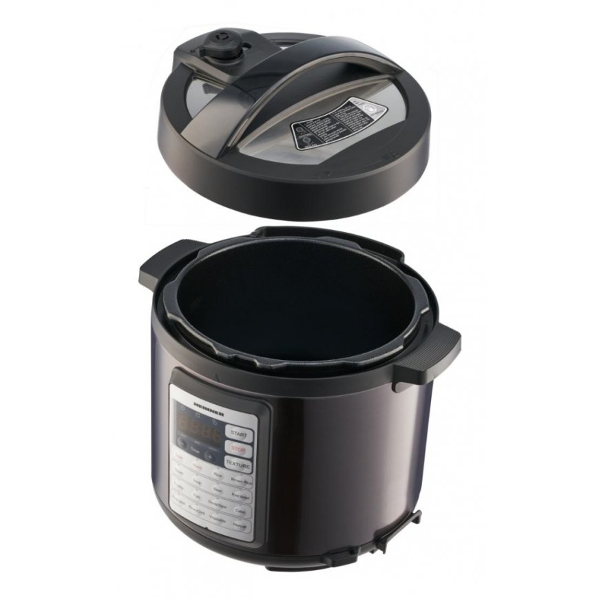 Heinner HPCK-38BK greitpuodis 5,7 L Juoda, Nerūdijančiojo plieno 1000 W – 3