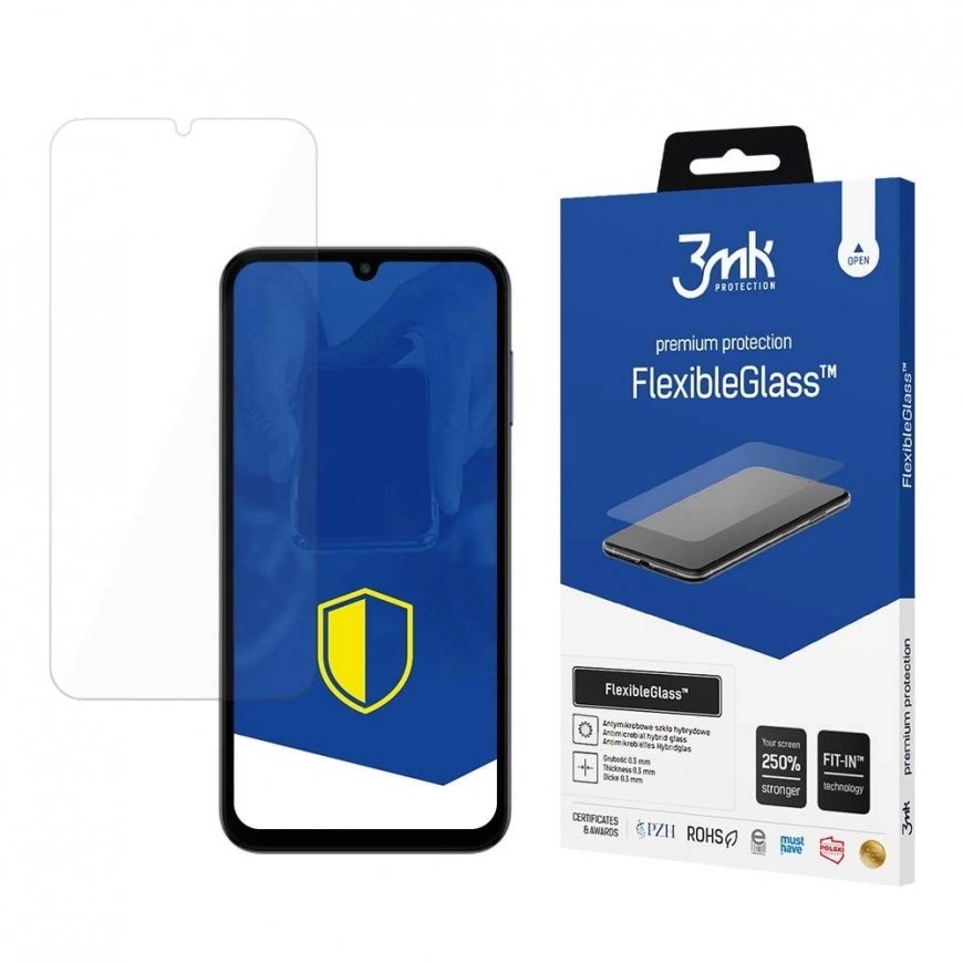 3MK FlexibleGlass Caurspīdīgs ekrāna aizsargs Samsung 1 pcs
