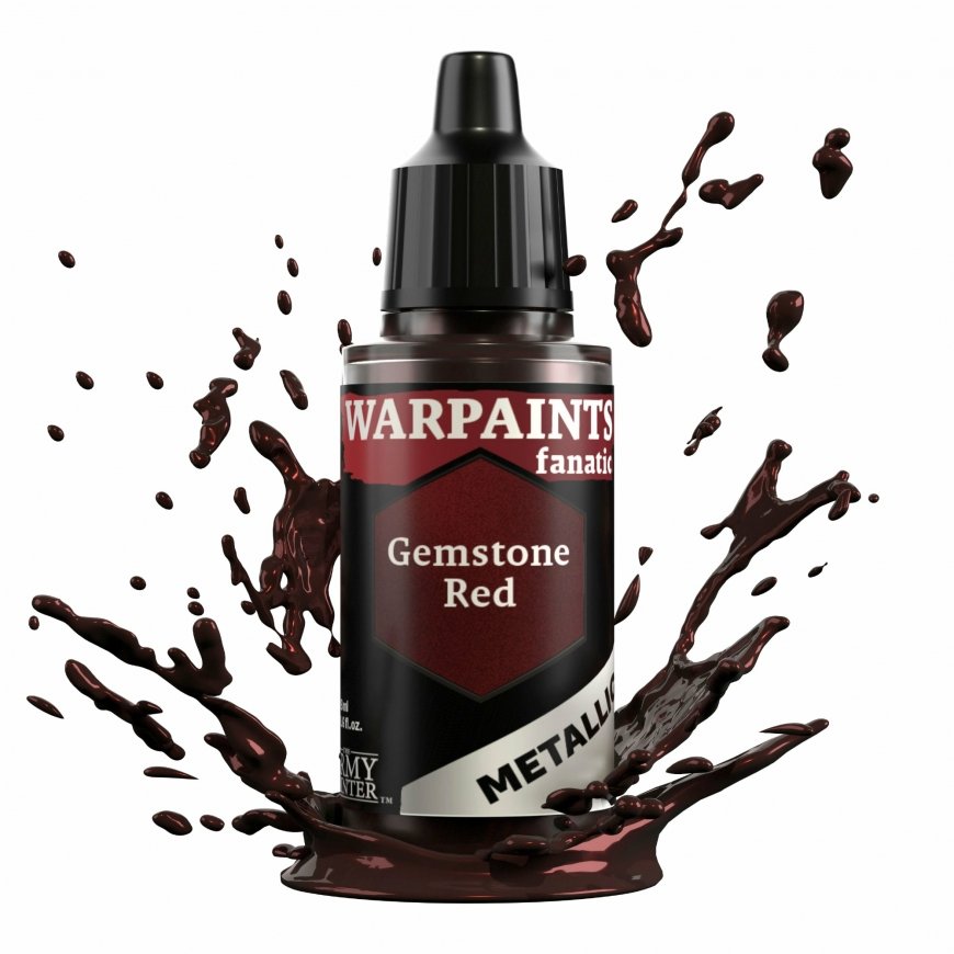 The Army Painter Warpaints Fanatic Metallic: Gemstone Red Veepõhine värv 1 tk – 2