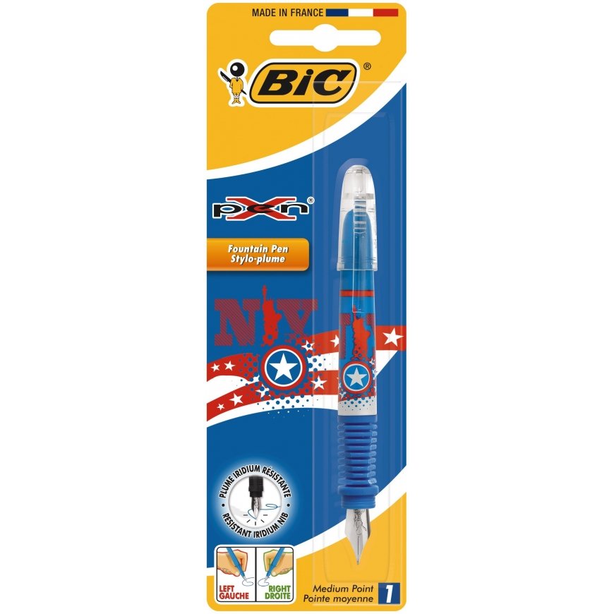 BIC 8795004 täitesulepea Sisseehitatud täitesüsteem Sinine 1 tk