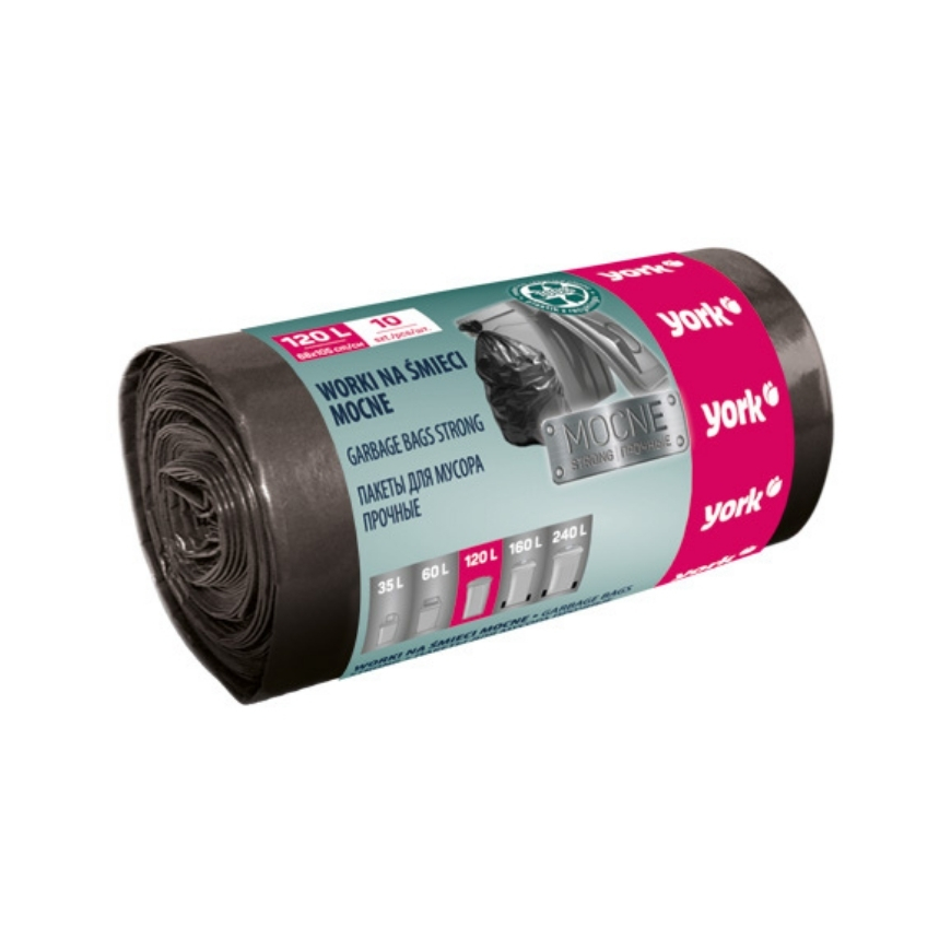Garbage bags STRONG 120 l | 10 pcs.