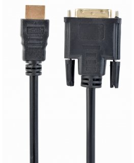 Gembird 3m, HDMI/DVI, M/M DVI-D Черный