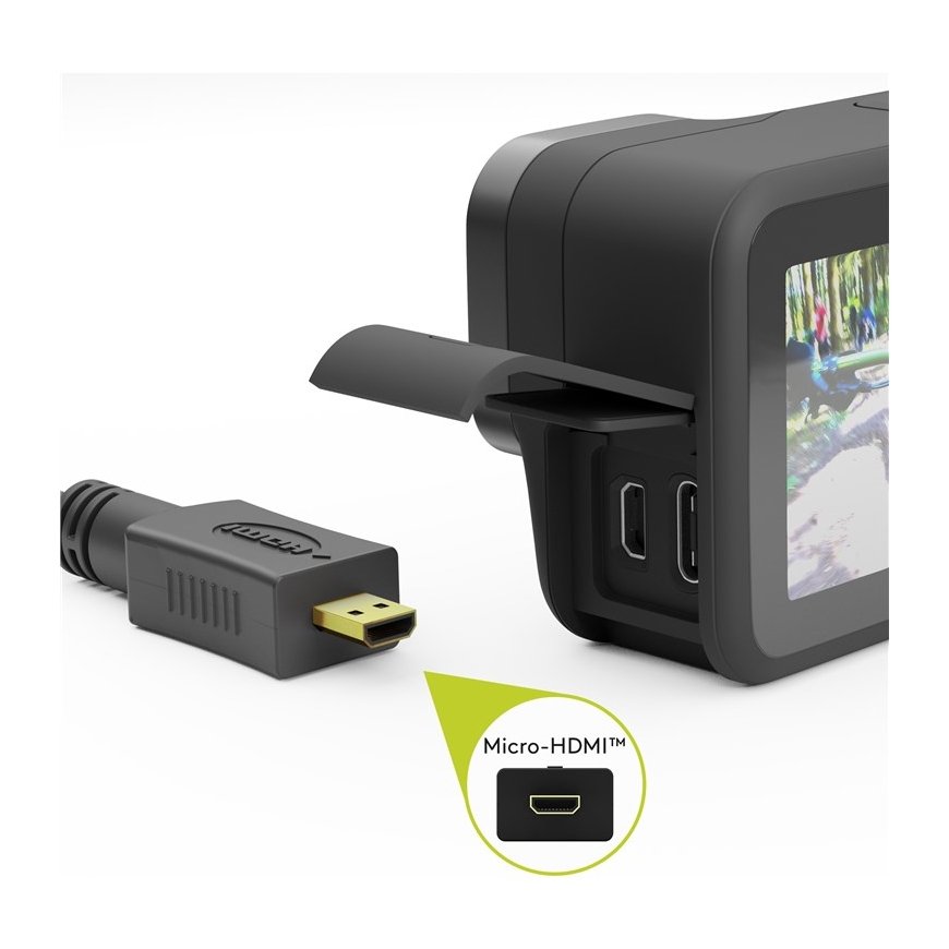 Goobay 74433 HDMI кабель 2 m HDMI Тип A (Стандарт) HDMI Тип D (Микро) Черный – 3