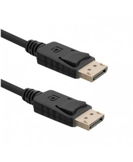 Qoltec 3m DisplayPort Черный