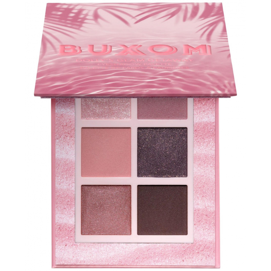 Buxom, Dolly's Glam Getaway, Eyeshadow Palette, 6 Shades, 7.2 g