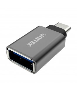 UNITEK Y-A025CGY cable gender changer USB Type-C USB Type-A Metallic