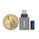 UNITEK Y-A025CGY cable gender changer USB Type-C USB Type-A Metallic
