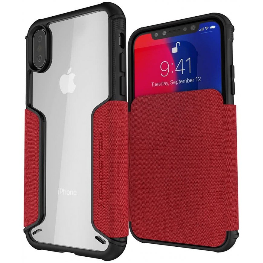 Ghostek Exec 3 mobilo telefonu apvalks 16,5 cm (6.5") Maciņš Sarkans