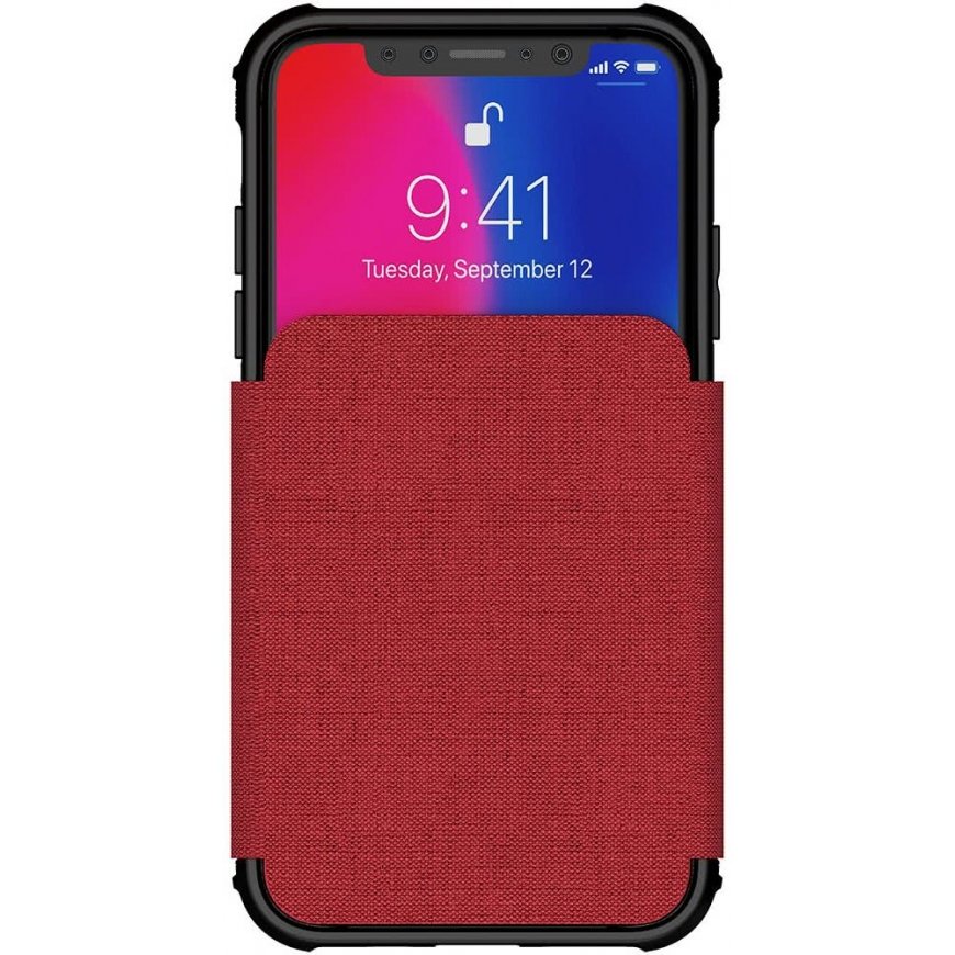 Ghostek Exec 3 mobile phone case 16.5 cm (6.5") Wallet case Red – 2