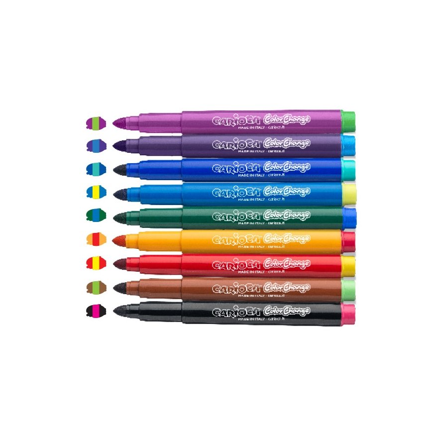 Carioca ColorChange felt pen Extra Bold Multicolour 10 pc(s) – 2