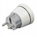 Hama 00223452 maitinimo kištukų adapteris F tipas G tipas (UK) Balta Hama 00223452 maitinimo kištukų adapteris F tipas G tipas (UK) Balta