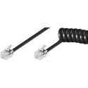 Goobay 68002 телефонный кабель 4 m Черный Goobay 68002 телефонный кабель 4 m Черный