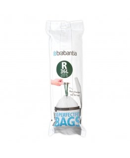 Brabantia 115622 roskapussi 36 L Valkoinen 10 kpl