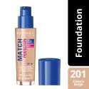 Rimmel Match Perfection 30 ml Pumppupullo Nestemäinen 201 Classic Beige