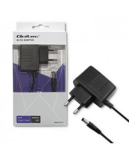 Qoltec 50770 power adapter/inverter Indoor 5 W Black