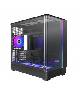 MONTECH Micro ATX/Mini-ITX Black Midi Tower PC KING 15 PRO KING15PRO(B)