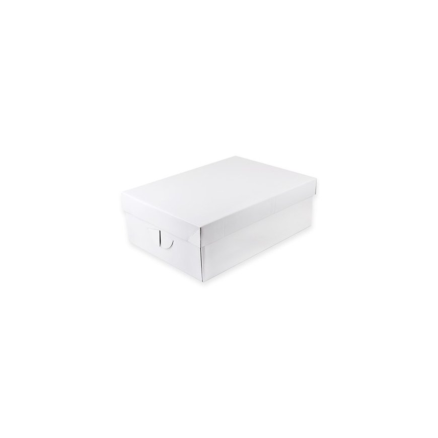 PME Cupcake box cake storage container Rectangular Carton White