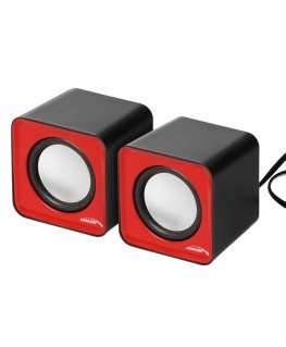 Audiocore AC870 R 2-suuntainen Harmaa, Punainen Langallinen 3 W