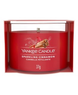 Yankee Candle Sparkling Cinnamon vahakynttilä Sylinteri Punainen 1 kpl