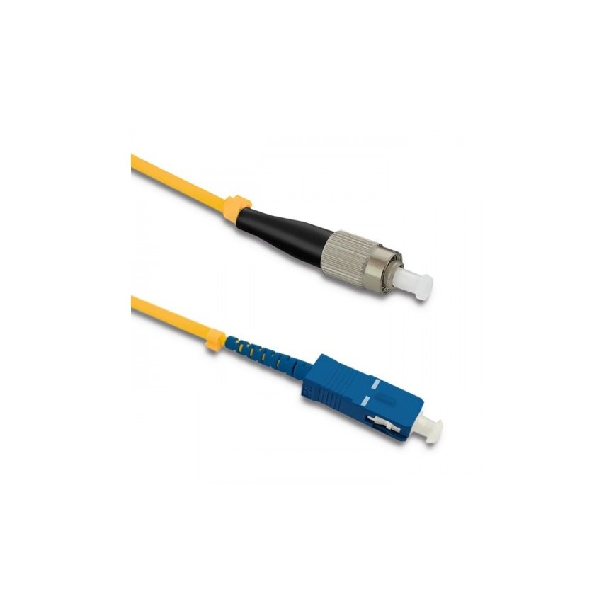 Qoltec 54322 InfiniBand ja kiudoptilised kaablid 50 m SC FC Kollane