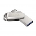 SanDisk Ultra Dual Drive Luxe USB-muisti 32 GB USB Type-A / USB Type-C 3.2 Gen 1 (3.1 Gen 1) Ruostum